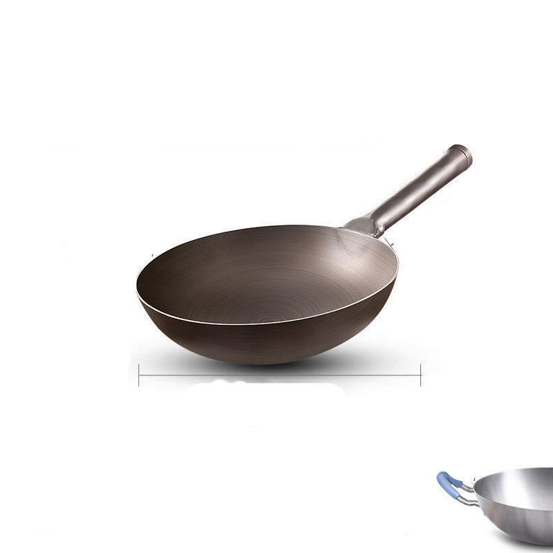 Pure Titanium Frying Pan Non-Coated Nonstick