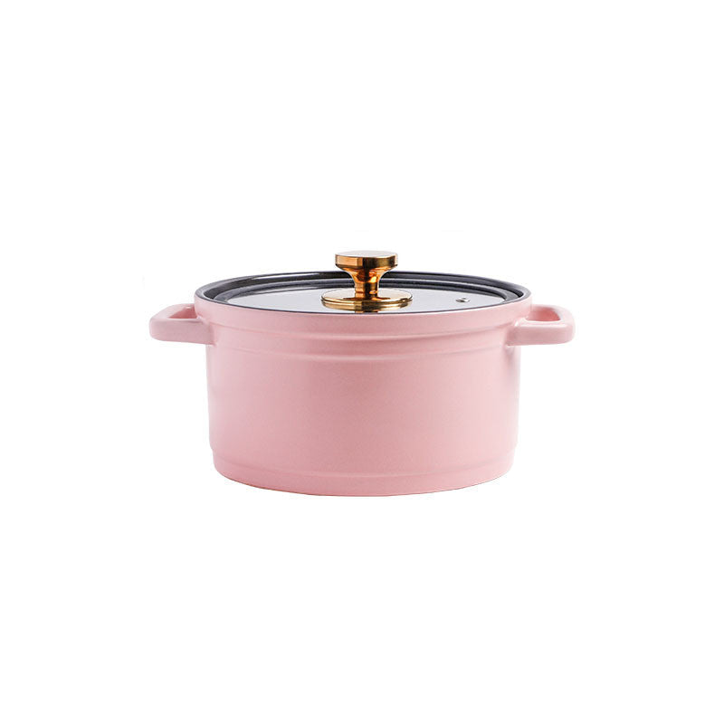 Nordic Ceramic Large Capacity Stock Pot For Porridge And Soup