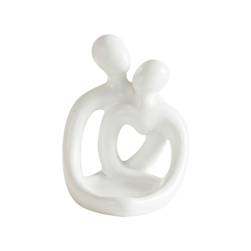 Nordic Ceramic Couple Candle Holders Aromatherapy Decor