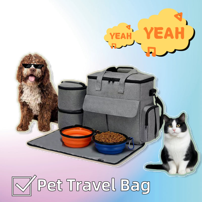 Large Capacity Pet Travel Backpack Outdoor Storage Bag