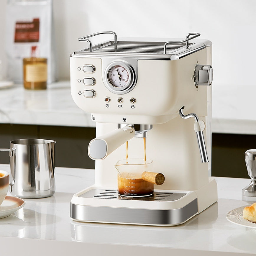 Semi-Automatic Italian High-Pressure Steam Coffee Machine