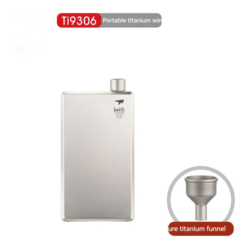 Ultralight Titanium Square Pot Portable Outdoor Camping Set