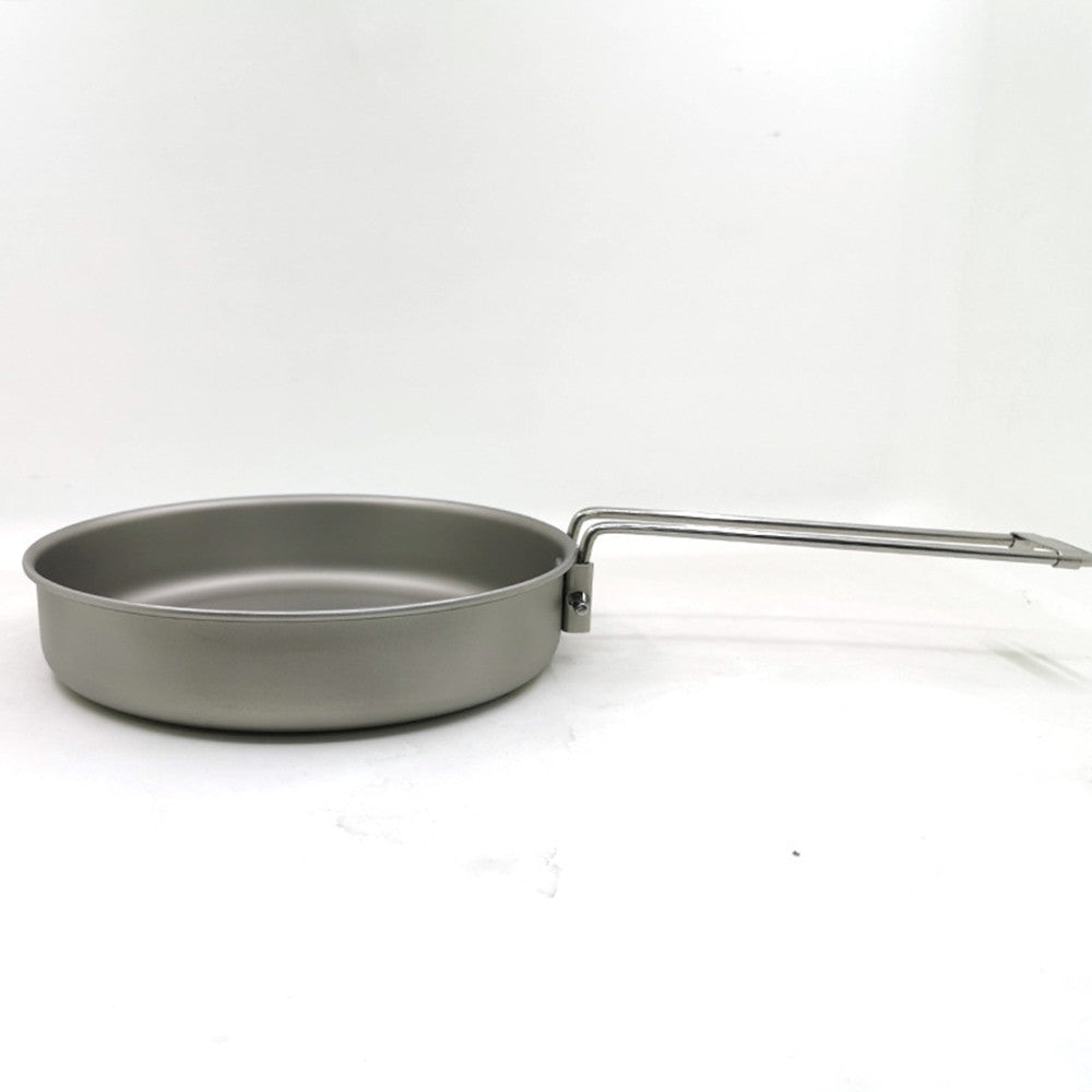 Ultralight Titanium Camping Pot Foldable Outdoor Set