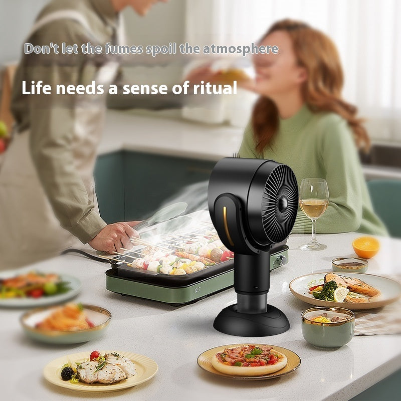 Portable Desktop Range Hood Smoke Absorber Air Purifier