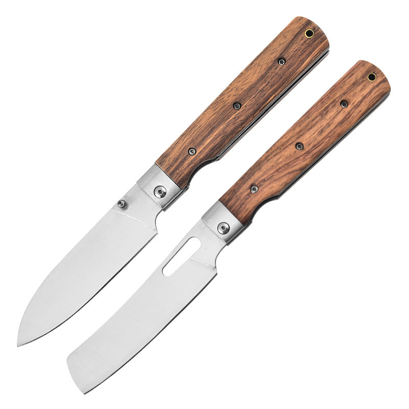 Household Knife Set Including Bread Kitchen And Folding Knives
