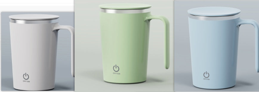 Electric Self Stirring Coffee Mug Magnetic Mixing Cup