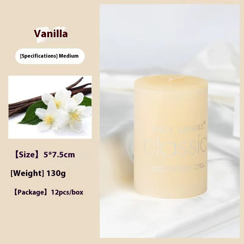 Cylindrical Aromatherapy Scented Smokeless Candle