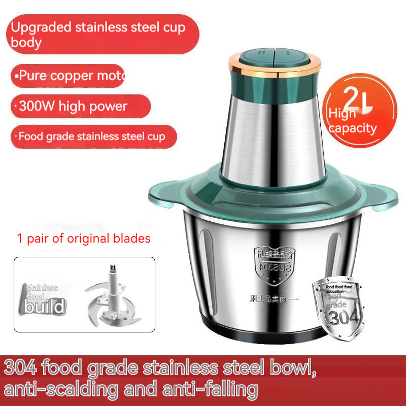 Electric Stainless Steel Meat Grinder Multi-Function Large Capacity