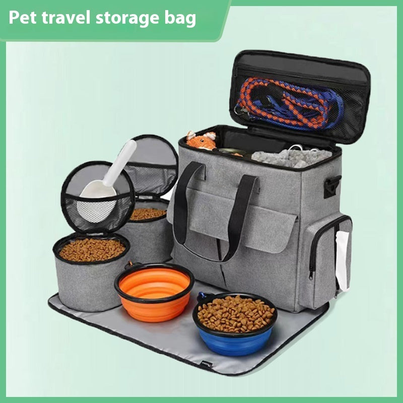 Large Capacity Pet Travel Backpack Outdoor Storage Bag