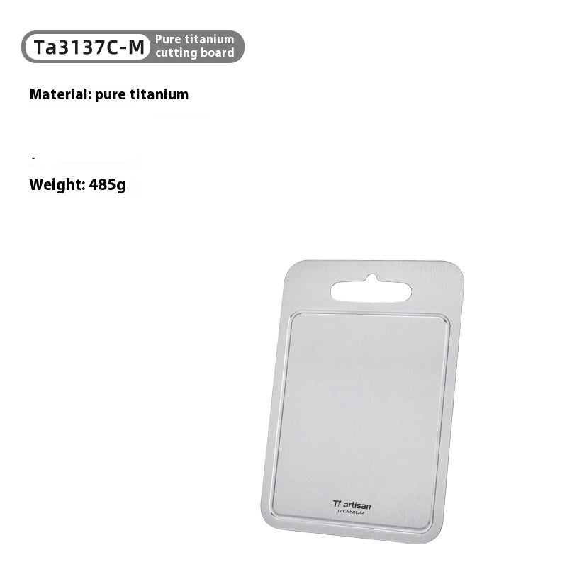 Pure Titanium Cutting Board Household Thickened Cutting Board With Groove