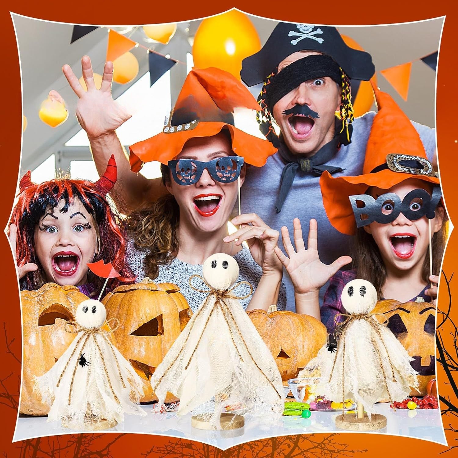 Halloween Ghost Home Atmosphere Interior Decoration Ornament Prop