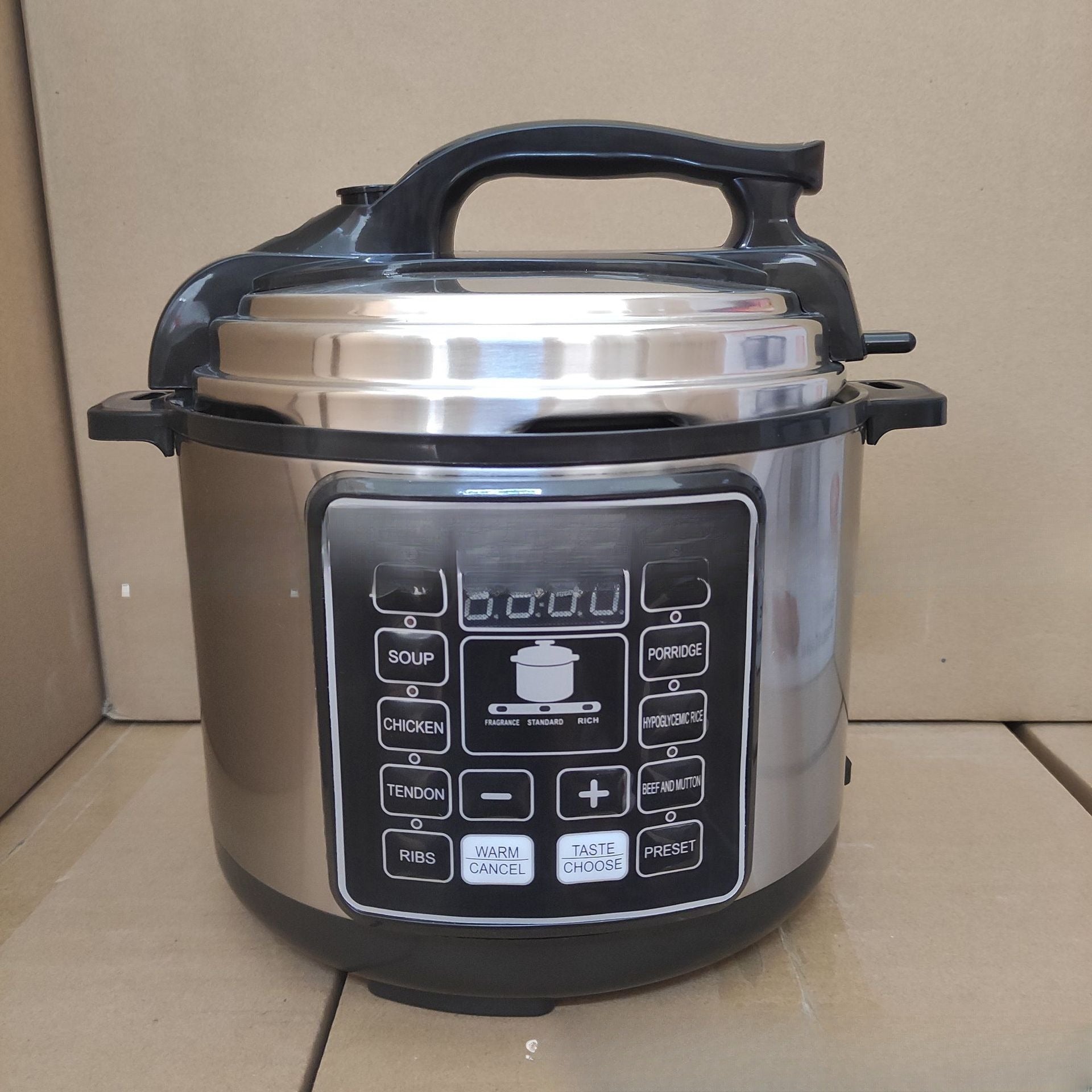 1.6gal Multifunctional Electric Pressure Cooker For Large Capacity Cooking