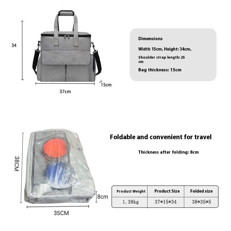 Large Capacity Pet Travel Backpack Outdoor Storage Bag