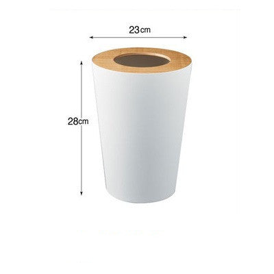 Bamboo Covered Waterproof Plastic Tissue Box Holder
