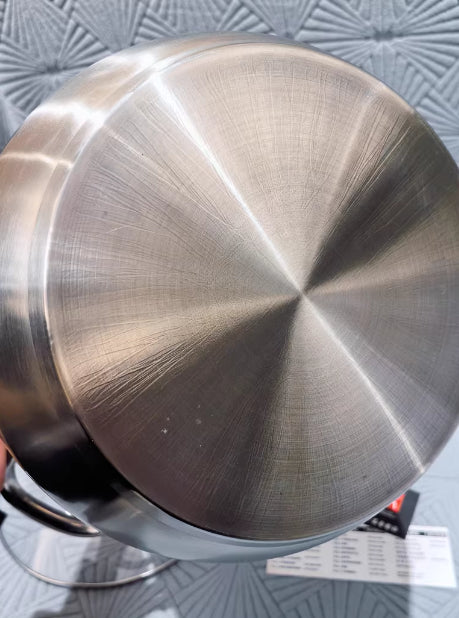 304 Stainless Steel Large Capacity Stock Pot With Double Handles