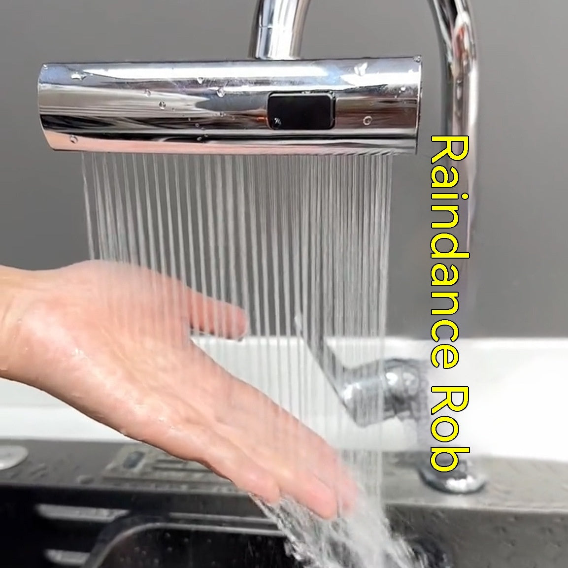 Universal Rotating Waterfall Kitchen Faucet Bubbler Attachment