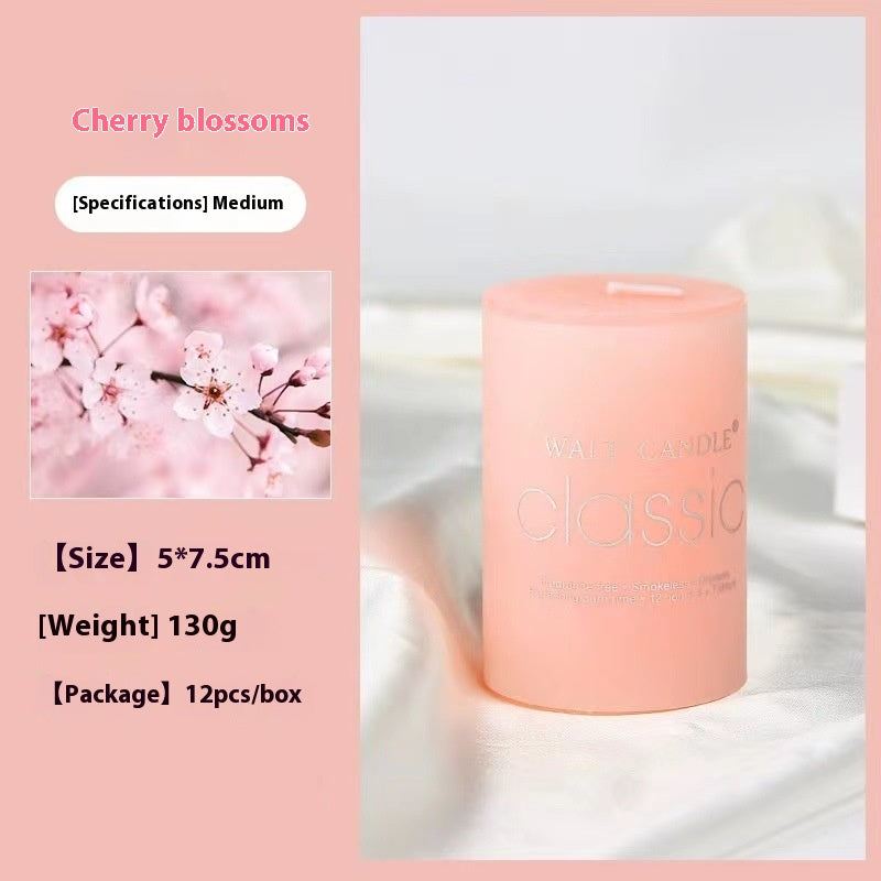 Cylindrical Aromatherapy Scented Smokeless Candle