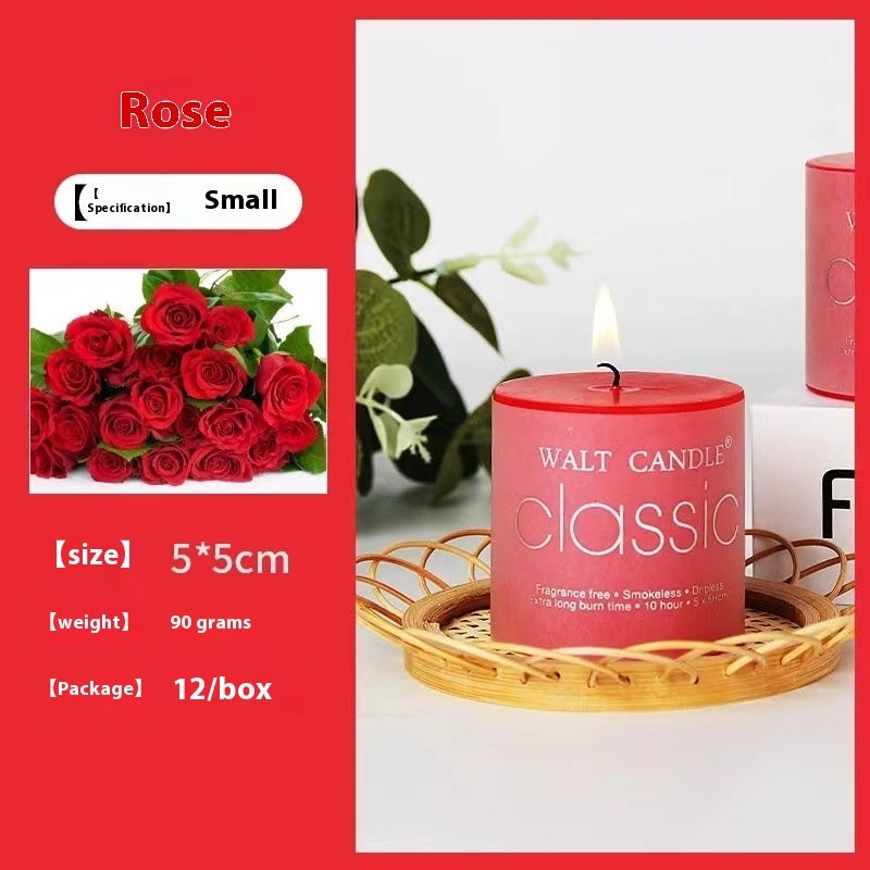 Cylindrical Aromatherapy Scented Smokeless Candle