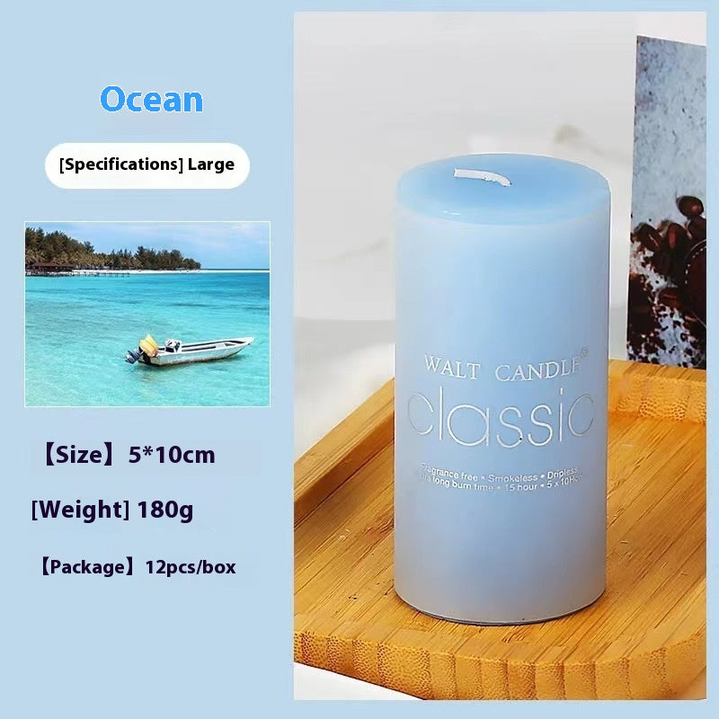Cylindrical Aromatherapy Scented Smokeless Candle