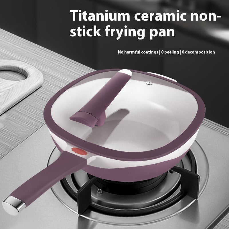 Titanium Ceramic Frying Pan for Induction Cooking