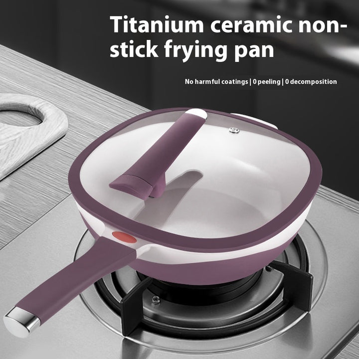 Titanium Ceramic Frying Pan for Induction Cooking