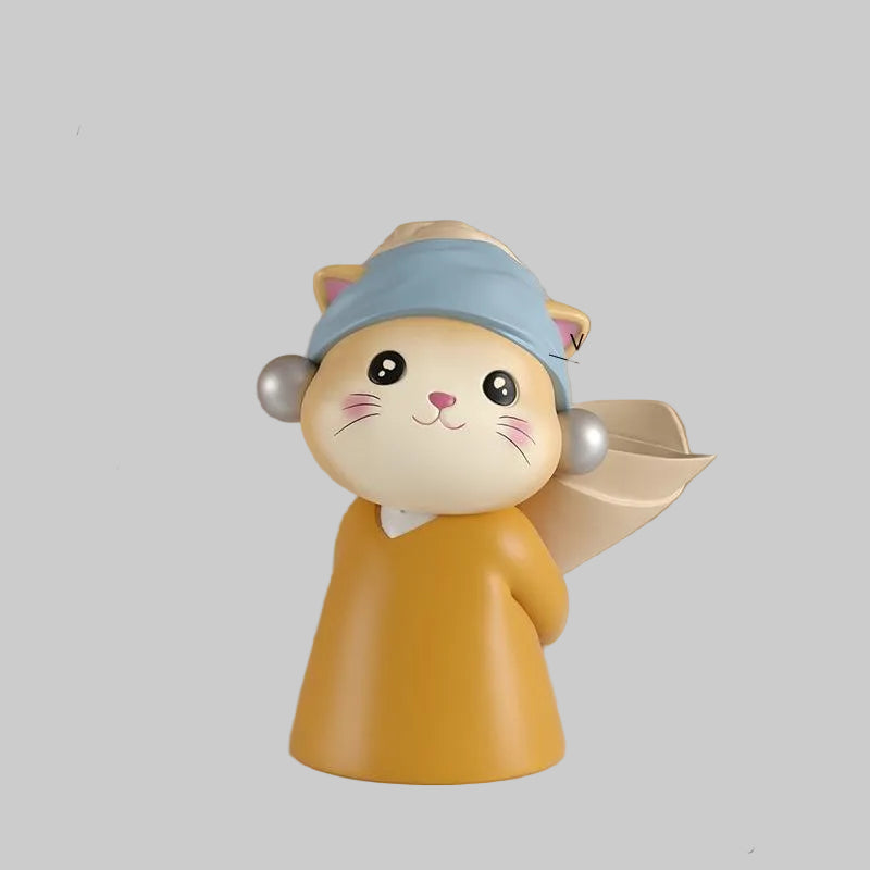 Art Cat Bouquet Vase Decoration Home Decoration