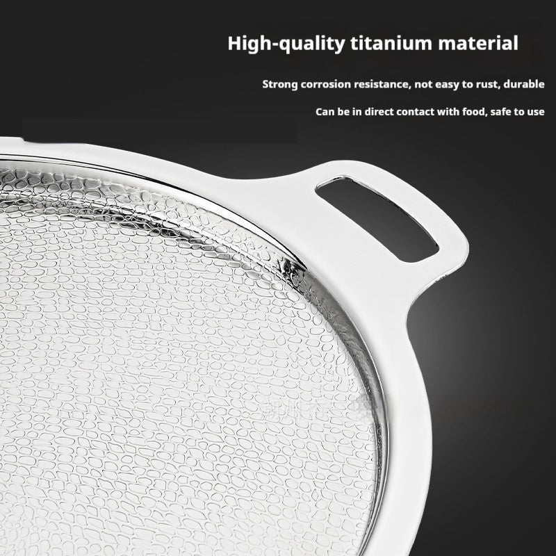 Premium Pure Titanium Pizza Frying Pan