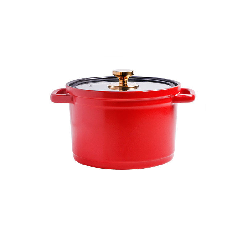 Nordic Ceramic Large Capacity Stock Pot For Porridge And Soup