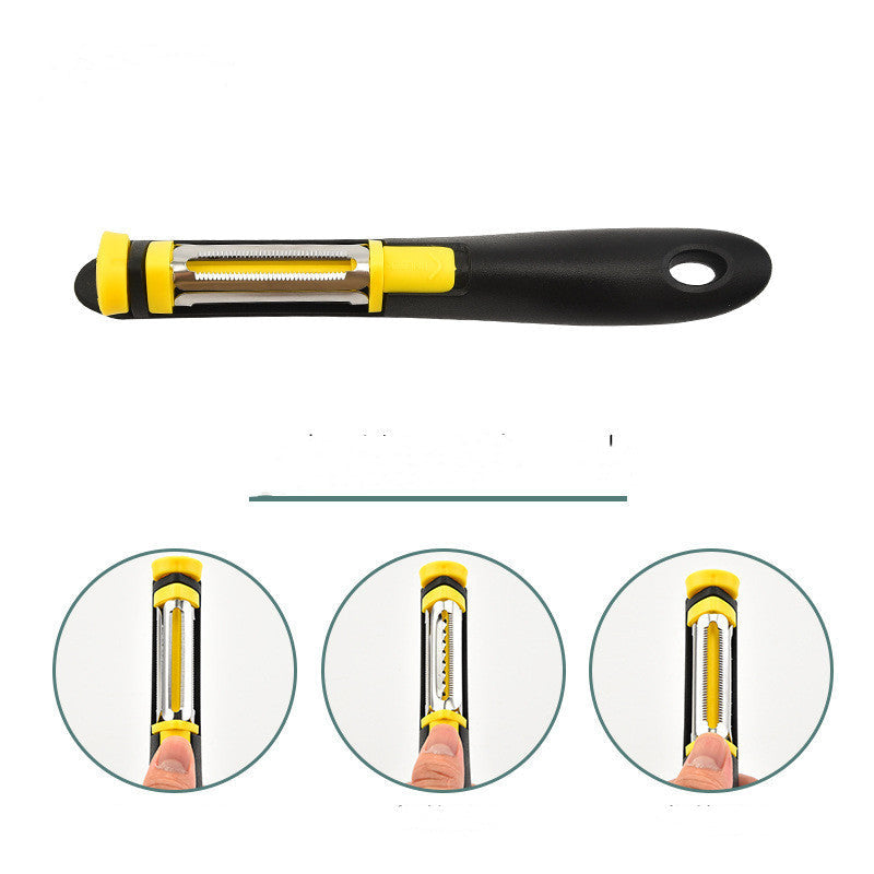 Multifunctional Stainless Steel Fruit and Potato Peeler