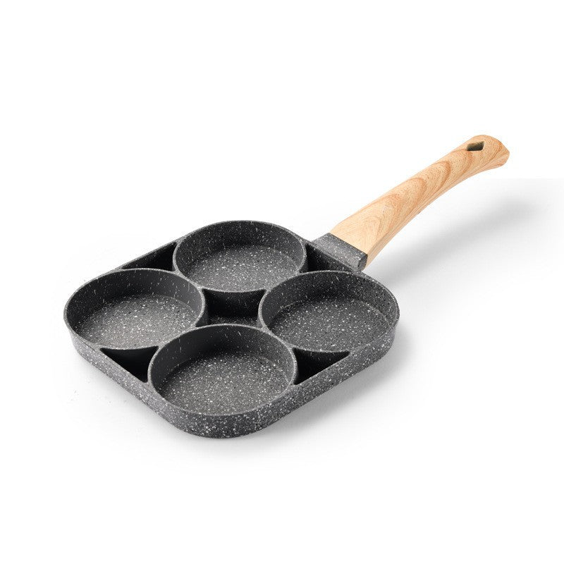 Four Hole Non Stick Frying Pan For Eggs And Breakfast