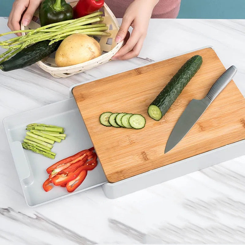 Large Bamboo Cutting Board For Durable Everyday Food Preparation