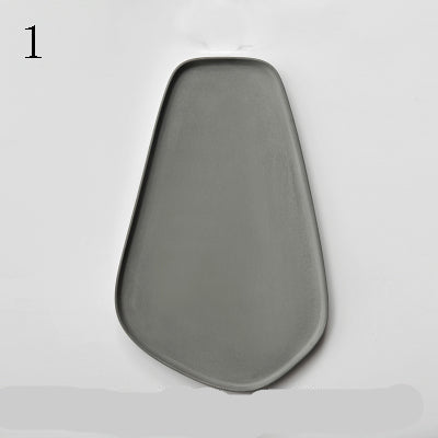 Concrete Scallop Dish With Decorative Concrete Trays