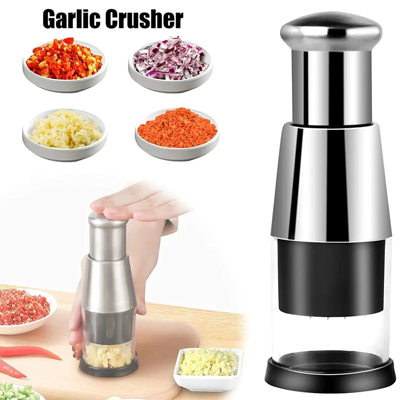Manual Garlic And Vegetable Chopper Kitchen Gadget