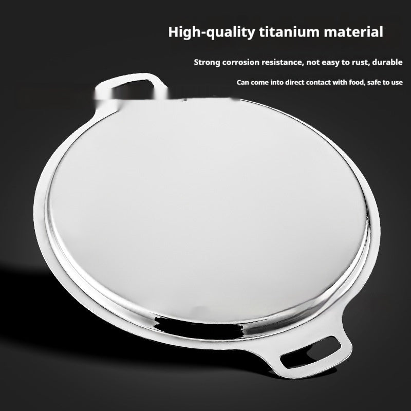 Premium Pure Titanium Pizza Frying Pan