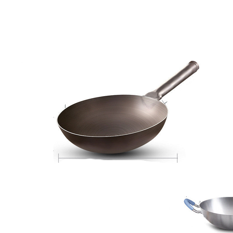 Pure Titanium Frying Pan Non-Coated Nonstick