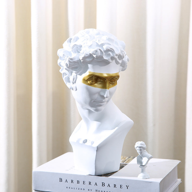 David Sculpture Home Character Decoration Statue