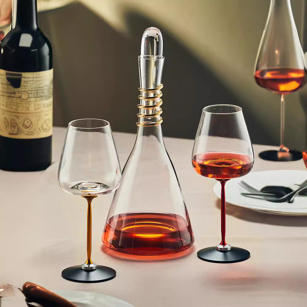 Creative Rotational Glass Decanter Cup Set Kitchen Gadgets
