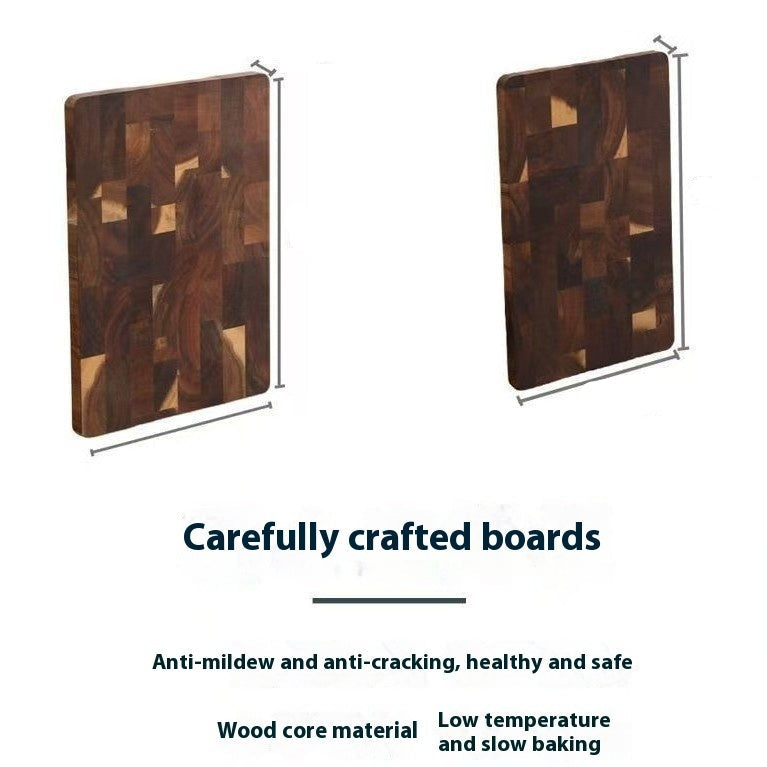 Solid Wood Cutting Board Acacia Mangium Chessboard Grid Cutting Board