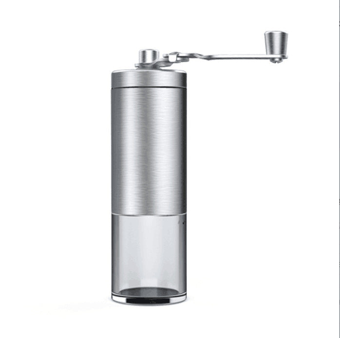 Portable Stainless Steel Hand Coffee Grinder Wood Grain Kitchen Tool