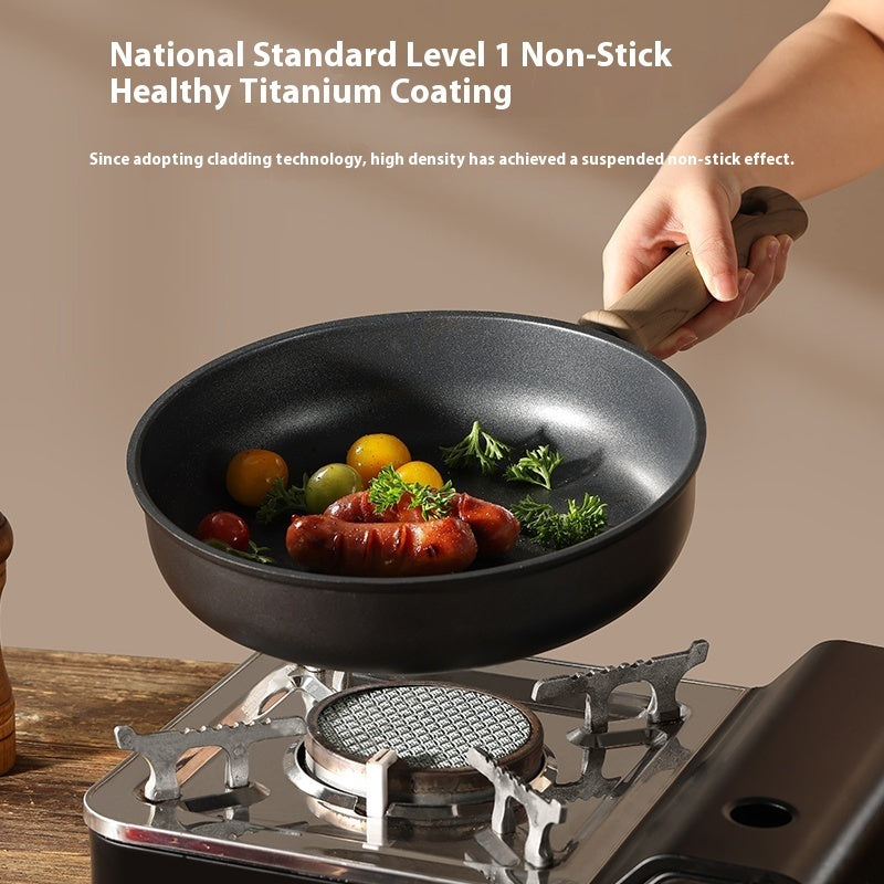 Nonstick Titanium Frying Pan Set for Home Cooking