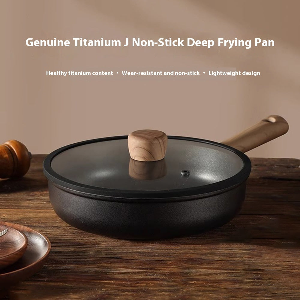 Nonstick Titanium Frying Pan Set for Home Cooking