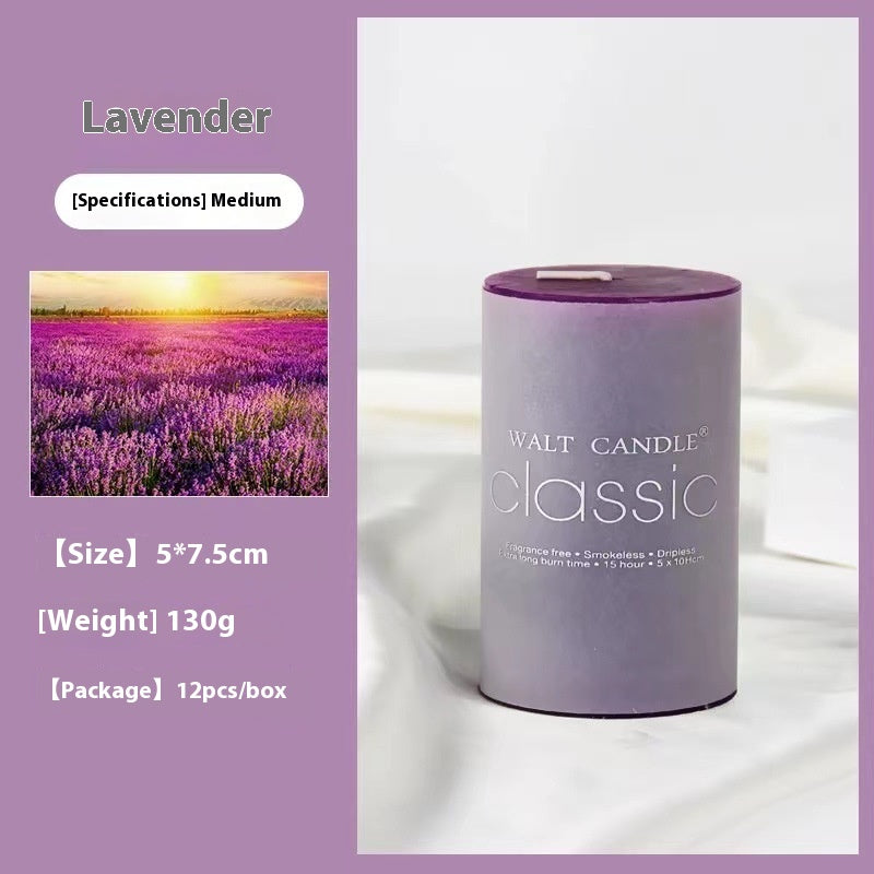 Cylindrical Aromatherapy Scented Smokeless Candle